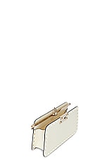 Valentino Garavani Rockstud Clutch in Ivory, view 6, click to view large image.