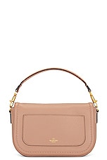 Valentino Garavani Loco Shoulder Bag in Rose Cannelle, view 3, click to view large image.