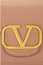 Valentino Garavani Loco Shoulder Bag in Rose Cannelle, view 8, click to view large image.