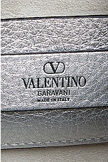 Valentino Garavani Rockstud Small Shoulder Bag in Silver, view 7, click to view large image.