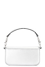 Valentino Garavani Loco Small Shoulder Bag in Silver, view 4, click to view large image.