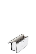 Valentino Garavani Loco Small Shoulder Bag in Silver, view 6, click to view large image.