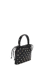 Valentino Garavani Rockstud Spike Pouch in Nero, view 5, click to view large image.