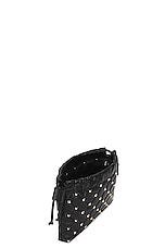 Valentino Garavani Rockstud Spike Pouch in Nero, view 6, click to view large image.