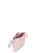 Valentino Garavani Rockstud Spike Pouch in Rose Quartz, view 6, click to view large image.