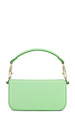 Valentino Garavani Loco Small Shoulder Bag in Ice Mint, view 3, click to view large image.