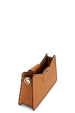 Valentino Garavani V Logo Shoulder Bag in Almond Beige, view 5, click to view large image.
