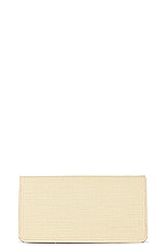 Valentino Garavani V Logo Signature Wallet On Chain in Naturale & Sahara Beige, view 2, click to view large image.