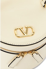 Valentino Garavani V Logo Signature Jewelry Box in Ivory, view 7, click to view large image.