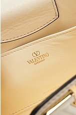 Valentino Garavani V Logo Shoulder Bag in Ivory, view 7, click to view large image.