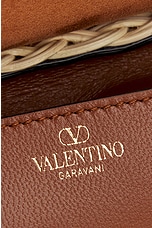 Valentino Garavani Loco Shoulder Bag in Naturale & Selleria, view 6, click to view large image.