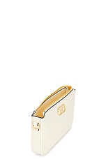 Valentino Garavani V Logo Signature Mini Bag in Ivory, view 5, click to view large image.