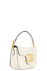 Valentino Garavani All Time Shoulder Bag in Ivory, view 5, click to view large image.