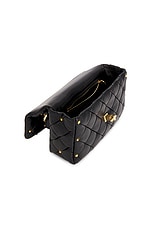 Valentino Garavani Rockstud Spike Small Shoulder Bag in Nero, view 5, click to view large image.