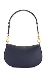 Valentino Garavani Logo 2 Shoulder Bag in Marine, view 4, click to view large image.