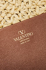 Valentino Garavani All Time Shoulder Bag in Naturale & Selleria, view 6, click to view large image.