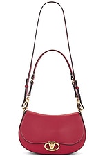 Valentino Garavani Logo 2 Shoulder Bag in Rosso, view 1, click to view large image.