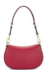 Valentino Garavani Logo 2 Shoulder Bag in Rosso, view 3, click to view large image.