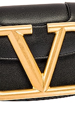 Valentino Garavani Small Supervee Shoulder Bag in Nero, view 8, click to view large image.