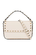 Valentino Garavani Valentino Garavani Garavani Rockstud Pouch in Light Ivory, view 1, click to view large image.