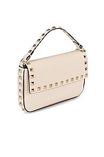 Valentino Garavani Valentino Garavani Garavani Rockstud Pouch in Light Ivory, view 4, click to view large image.