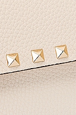 Valentino Garavani Valentino Garavani Garavani Rockstud Pouch in Light Ivory, view 8, click to view large image.