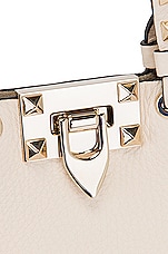 Valentino Garavani Rockstud Pouch in Light Ivory, view 8, click to view large image.