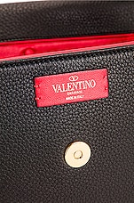 Valentino Garavani Large Supervee Shoulder Bag in Nero, view 6, click to view large image.