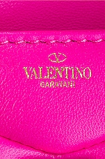 Valentino Garavani One Stud Micro Shoulder Bag in Pink, view 7, click to view large image.