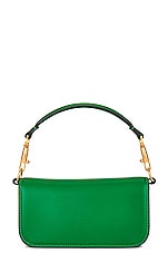 Valentino Garavani Small Loco Shoulder Bag in Gea Green, view 4, click to view large image.