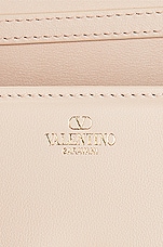 Valentino Garavani Loco Small Shoulder Bag in Powder Rose, view 7, click to view large image.