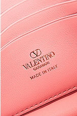 Valentino Garavani Rockstud Pouch in Rose Couture, view 6, click to view large image.