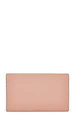 Valentino Garavani V Logo Signature Large Flat Pouch in Rose Cannelle, view 3, click to view large image.
