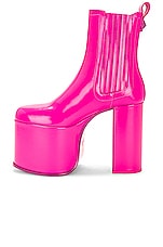 Valentino Garavani Club Beatle Boot in Pink, view 5, click to view large image.