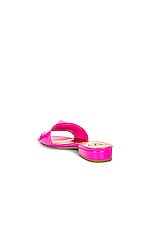 Valentino Garavani One Stud Mule Sandal in Pink, view 3, click to view large image.