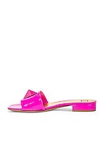 Valentino Garavani One Stud Mule Sandal in Pink, view 5, click to view large image.