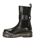 Valentino Garavani Beatle One Stud Boot in Black in Nero, view 5, click to view large image.