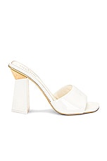 Valentino Garavani Hyper One Stud Slide Mule in Ivory, view 1, click to view large image.