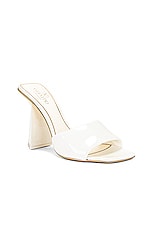 Valentino Garavani Hyper One Stud Slide Mule in Ivory, view 2, click to view large image.