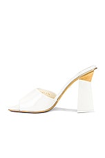 Valentino Garavani Hyper One Stud Slide Mule in Ivory, view 5, click to view large image.