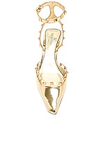 Valentino Garavani Rockstud Ankle Strap Pump in Antique Brass, view 4, click to view large image.