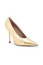 Valentino Garavani Nite Out Pump in Antique Brass Light, view 2, click to view large image.