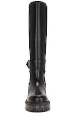Valentino Garavani One Stud Boot in Black in Nero, view 4, click to view large image.