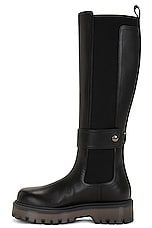 Valentino Garavani One Stud Boot in Black in Nero, view 5, click to view large image.