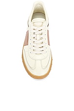 Valentino Garavani Upvillage Sneaker in Ivory, Rose Cannelle, Skin, & Ambra, view 4, click to view large image.