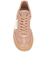 Valentino Garavani Upvillage Sneaker in Rose Cannelle, Ivory, Platino, & Ambra, view 4, click to view large image.