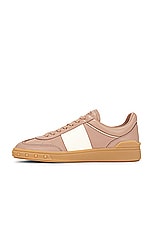 Valentino Garavani Upvillage Sneaker in Rose Cannelle, Ivory, Platino, & Ambra, view 5, click to view large image.