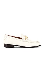 Valentino Garavani V Logo Gate Loafer in Ivory, view 1, click to view large image.
