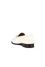Valentino Garavani V Logo Gate Loafer in Ivory, view 3, click to view large image.