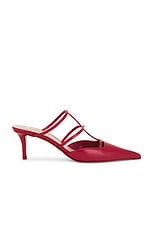 Valentino Garavani Rockstud Wispy Mule in Rosso, view 1, click to view large image.